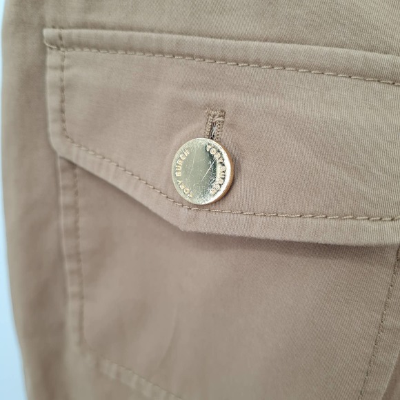 Tory Burch Stretchy Trouser Pants Tan Size 4 - Picture 3 of 7